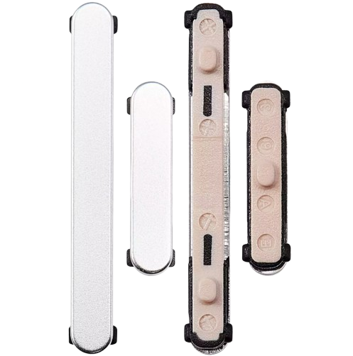 [SP-S24P-HBPV-GRY-MRB] Hard Buttons (Power / Volume) For Samsung Galaxy S24 5G / 24 Plus 5G (Premium) (Marble Grey)