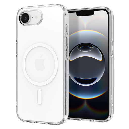 [ACS09127] Spigen - Crystal Flex Mag Fit Case For Apple Iphone 16e - Clear White