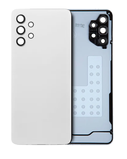 [SP-A326-BCVGWCL-NO-WH] Back Cover Glass With Camera Lens For Samsung Galaxy A32 5G (A326 / 2021) (No Logo) (Awesome White)