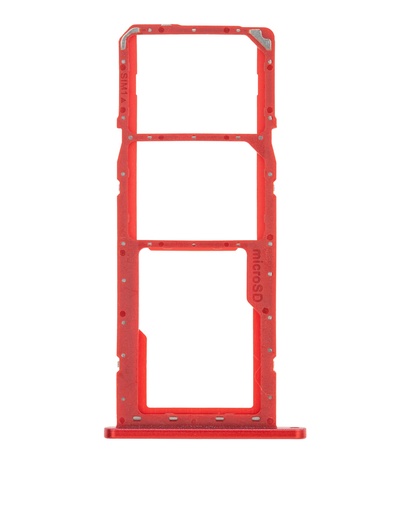 [SP-A015-DST-RD] Dual Sim Card Tray For Samsung Galaxy A01 (A015 / 2020) (Red)