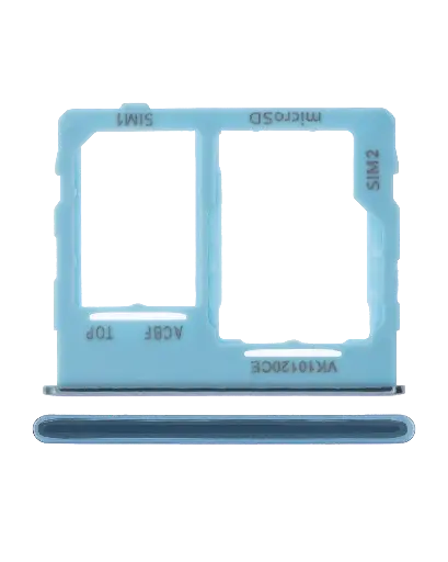 [SP-A326-DST-BL] Dual Sim Card Tray For Samsung Galaxy A32 5G (A326 / 2021) (Awesome Blue)