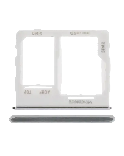 [SP-A326-DSCT-WH] Dual Sim Card Tray For Samsung Galaxy A32 5G (A326 / 2021) (Awesome White) (Premium)