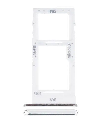 [SP-A516-DST-WH] Dual Sim Card Tray For Samsung Galaxy A51 5G (A516 / 2020) (Prism Cube White)