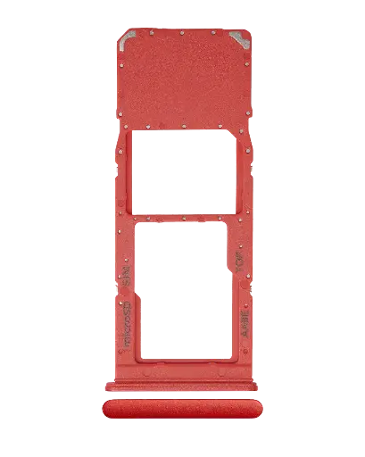 [SP-A125-SST-RD] Single Sim Card Tray For Samsung Galaxy A12 (A125 / 2020) (Red)