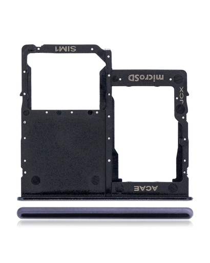 [SP-A315-SSCT-BK] Single Sim Card Tray For Samsung Galaxy A31 (A315 / 2020) (Prism Crush Black) (Premium)