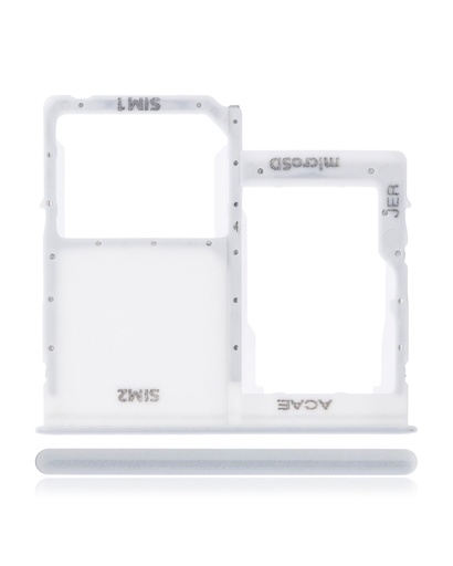 [SP-A315-SSCT-WH] Single Sim Card Tray For Samsung Galaxy A31 (A315 / 2020) (Prism Crush White) (Premium)