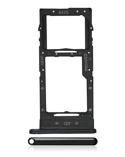 [SP-A516-SST-BLK] Single Sim Card Tray For Samsung Galaxy A51 5G (A516 / 2020) (Prism Cube Black)