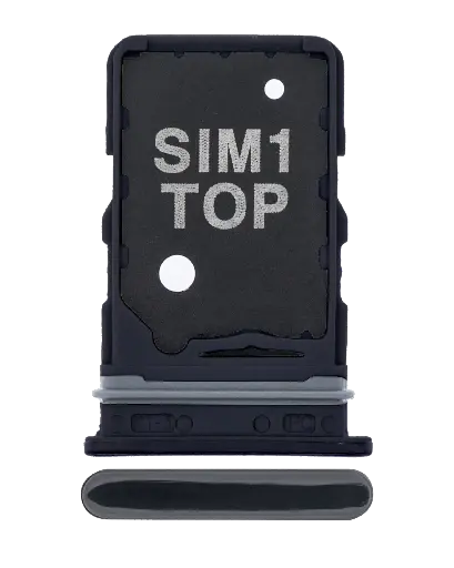 [SP-A805-SST-BLK] Single Sim Card Tray For Samsung Galaxy A80 (A805 / 2019) (Phantom Black)