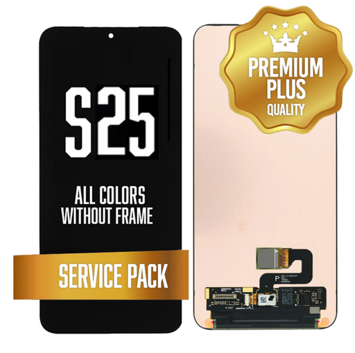 [LCD-S25-SP-BK] OLED Assembly for Samsung Galaxy S25 Without Frame - (Service Pack)