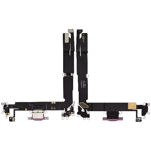 [SP-I16M-CPO-PNK] Charging Port Flex Cable For iPhone 16 Plus (Premium) (Pink)