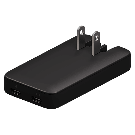 [AS605000010307] Atom Studios - Gan Slim Wall Charger 65w - Black