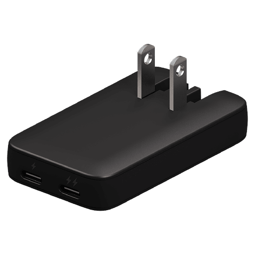 [ASPWTHD045AS01A] Atom Studios - Gan Wall Charger 45w - Black
