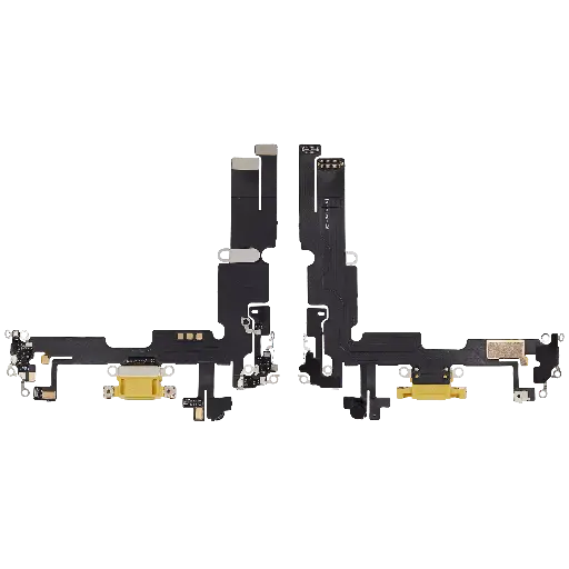 [SP-I14M-CP-AM-YEL] Charging Port Flex Cable For iPhone 14 Plus (Aftermarket) (Yellow)