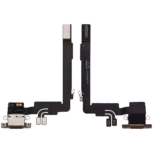 [SP-I16PM-CP-DST] Charging Port Flex Cable For iPhone 16 Pro Max (Premium) (Desert Titanium) 