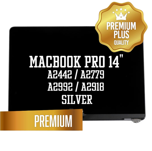 [LCD-MB-A2442-SI] Complete LCD Assembly set for MacBook Pro 14" (A2442 / Late 2021) / (A2779 / Late 2023 ) / (A2992 / Late 2023) / (A2918 / Late 2023) - Premium (Silver)