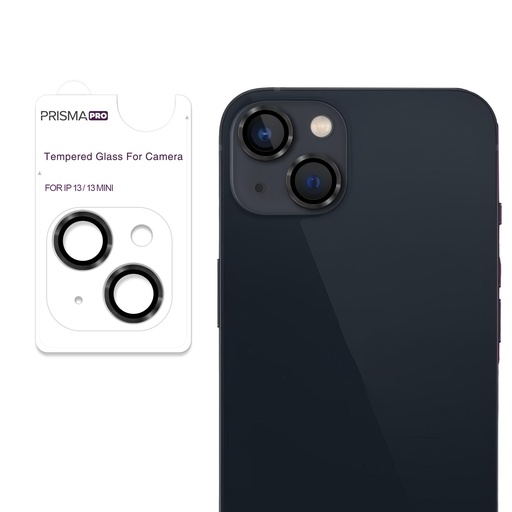 [PP-I13-RCL-MD] Prisma Pro Shield - Ring Camera Lens w/HD Tempered Glass  for iPhone 13 / 13 Mini (Midnight)