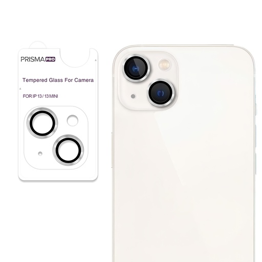 [PP-I13-RCL-ST] Prisma Pro Shield - Ring Camera Lens w/HD Tempered Glass  for iPhone 13 / 13 Mini (Starlight)