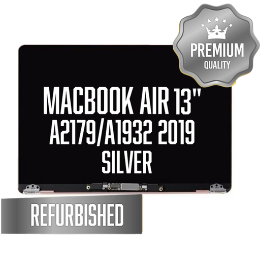 [LCD-MB-A2179-SI-OEM] Complete LCD Assembly set for Macbook Air 13"  (A2179,A1932 2019) - Refurbished (Silver)