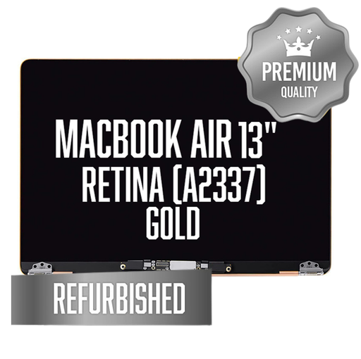 [LCD-MB-A2337-GO-OEM] Complete LCD Assembly set for Macbook Air 13" Retina (A2337) - Refurbished (Gold)