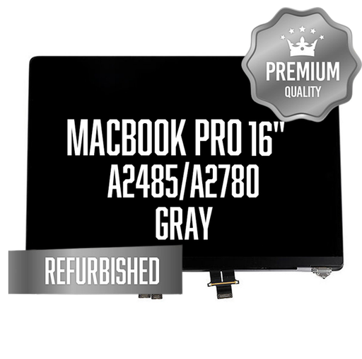 [LCD-MB-A2485-GY-OEM] Complete LCD Assembly set for Macbook Pro 16"  (A2485 A2780) - Refurbished (Space Gray)