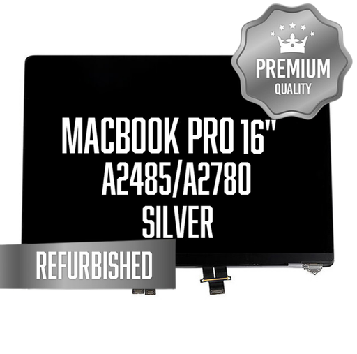 [LCD-MB-A2485-SI-OEM] Complete LCD Assembly set for Macbook Pro 16"  (A2485 A2780) - Refurbished (Silver)