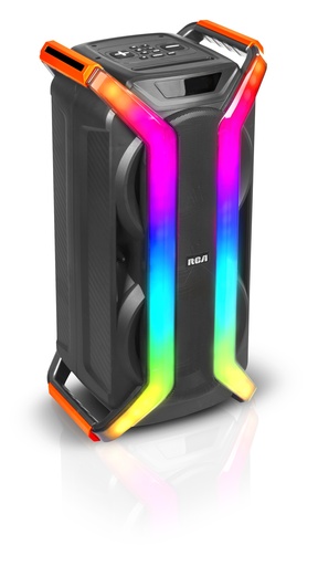 [EL-TT-DISCO-33] RCA Disco 33 2X8" Rechargeable Bluetooth Speaker