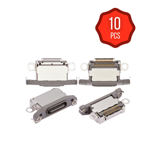 [SP-I15P-CPO-10P-NAT] Charging Port Only For iPhone 15 Pro / 15 Pro Max (Natural Titanium) (10 Pack) (Premium)