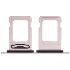 [SP-I15-DSCT-PNK] Dual Sim Card Tray For iPhone 15 / 15 Plus (Pink) (Premium)