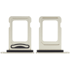 [SP-I15-DSCT-YEL] Dual Sim Card Tray For iPhone 15 / 15 Plus (Yellow) (Premium)
