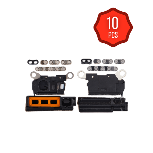 [SP-I15PM-LSMM-10P-NAT] Loud Speaker / Mic Mesh For iPhone 15 Pro Max (Natural Titanium) (10 Pack) (Premium)