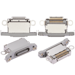[SP-I15P-CPO-WH-10] Charging Port Only For iPhone 15 Pro / 15 Pro Max (White Titanium) (10 Pack) 