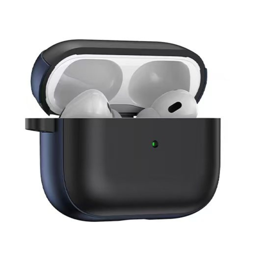 [CS-AP4-CBR-BKBL] Colored Border Case for AirPods (4th Gen) - Black Blue