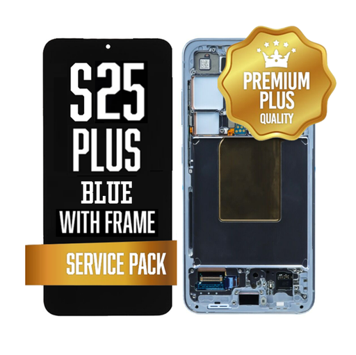 [LCD-S25P-WF-SP-BL] OLED Assembly for Samsung Galaxy S25 Plus With Frame - Icy Blue (Service Pack)
