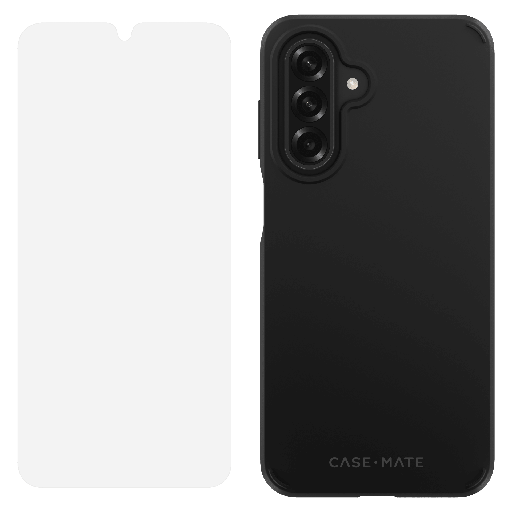 [CM056498] Case-mate - Protection Pack Tough Case And Glass Screen Protector For Samsung Galaxy A26 - Black