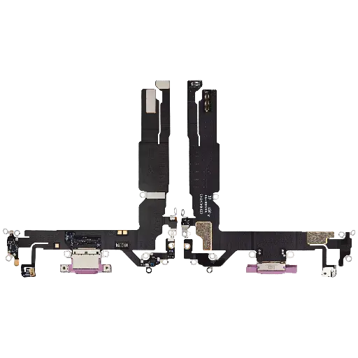 [SP-I16-CP-PN] Charging Port Flex Cable For iPhone 16 (Premium) (Pink)