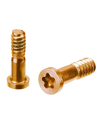 [SP-ISE2022-BSC-10P-GO] Pentalobe Screws For iPhone 8 / 8 Plus / SE (2020) / SE (2022) (10 Pack) (Gold) (Premium)