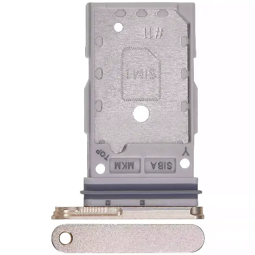 [SP-S24-DSCT-YEL] Dual Sim Card Tray For Samsung Galaxy S24 5G / S24 Plus 5G (Amber Yellow) (Premium)