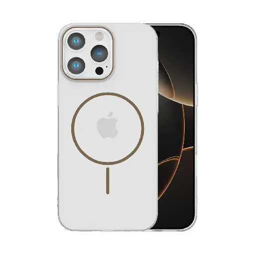 [CS-I15P-3C-DST]  Clear Color Circle Case for iPhone 15 Pro - Desert