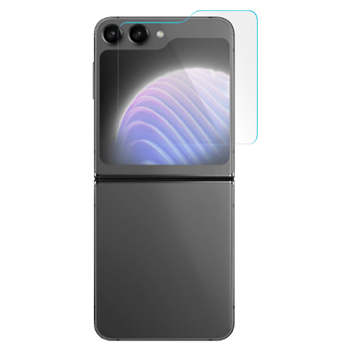 [VTGLAS1F211SS07A] Gadget Guard -  Plus 150 Guarantee Glass Screen Protector For Samsung Galaxy Z Flip5   /   Galaxy Z Flip6  /  Flip Fe 2025 - Clear