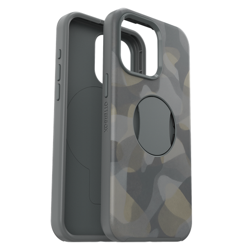 [77-93241] Otterbox - Ottergrip Symmetry Graphics Case For Apple Iphone 15 Pro Max  - Iron Camo