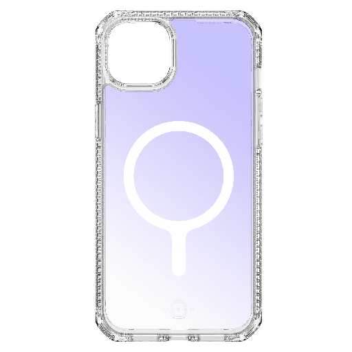 [AP5N-HMAUM-BUPE] Itskins - Hybridr Iridescent Magsafe Case For Apple Iphone 15  /  Iphone 14  /  Iphone 13 - Iridescent Violet