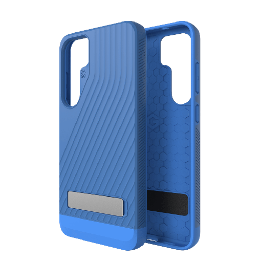 [702313642] Zagg - Denali Case With Kickstand For Samsung Galaxy S24 Plus - Cobalt Blue
