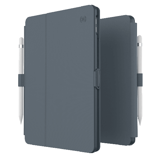 [138654-5999] Speck - Balance Folio Case For Apple Ipad 10.2 - Stormy Grey And Charcoal Grey