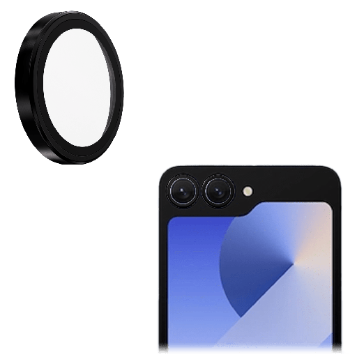 [GGACXXC208SS13A] Gadget Guard - Camera Lens Protector For Samsung Galaxy Z Flip6  /  Flip Fe 2025 - Black