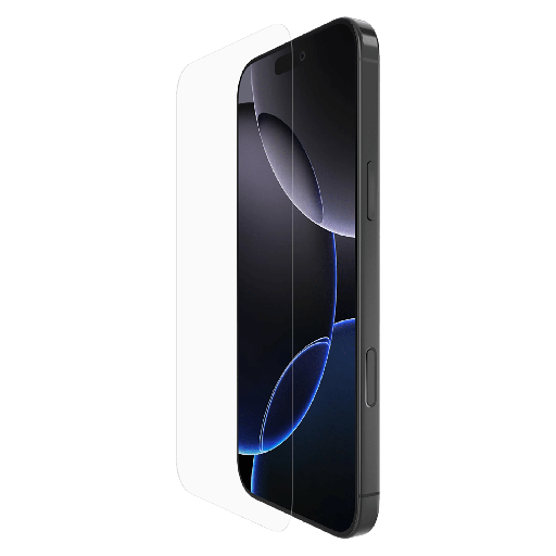 [OVA160fq] Belkin - Glass Screen Protector With Ez Tray For Apple Iphone 16 Pro Max - Clear