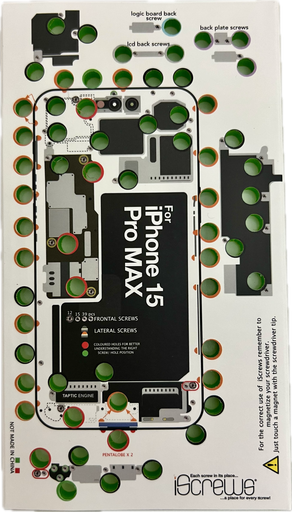 [TL-DP-IS-15PM] iScrews Position Mat Compatible For iPhone 15 Pro Max (dottorpod)