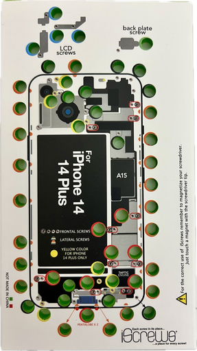 [TL-DP-IS-14P] iScrews Position Mat Compatible For iPhone 14 / 14 Plus (dottorpod)
