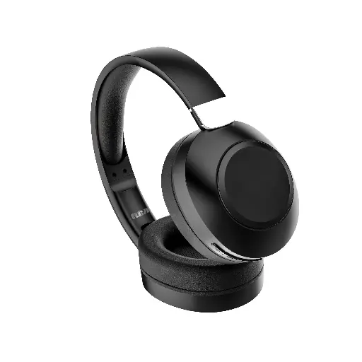 [EL-TT-WAVE54-BK] RCA Wave-54 Wireless Over-Ear Bluetooth Headphones, 12H Playtime, Hi-Res Audio - Black