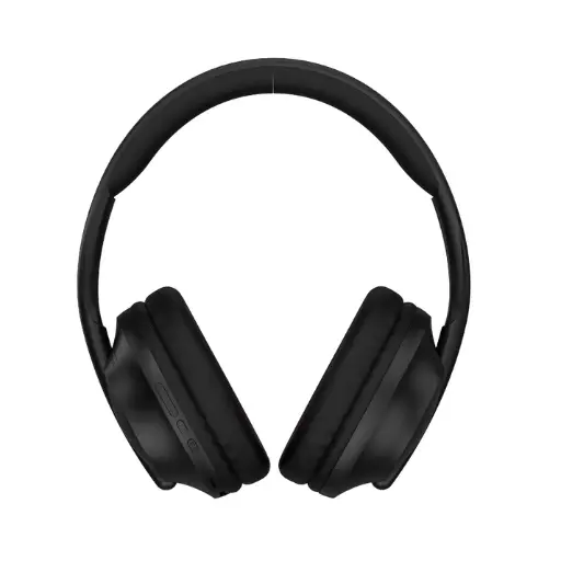 [EL-TT-WAVE55-BK] RCA Wave-55 Wireless Over-Ear Bluetooth Headphones, 12H Playtime, Hi-Resolution Audio - Black