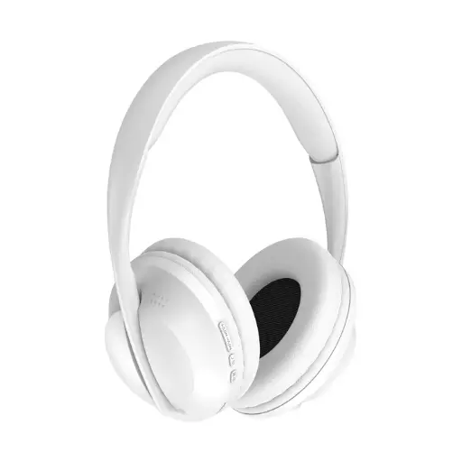 [EL-TT-WAVE55-WH] RCA Wave-55 Wireless Over-Ear Bluetooth Headphones, 12H Playtime, Hi-Resolution Audio - White